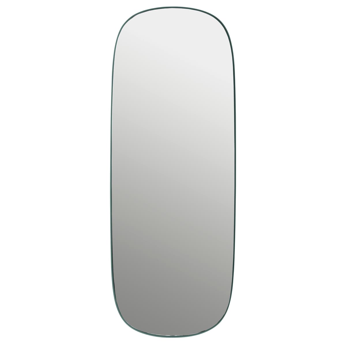 Muuto Framed Spiegel Large Donkergroen