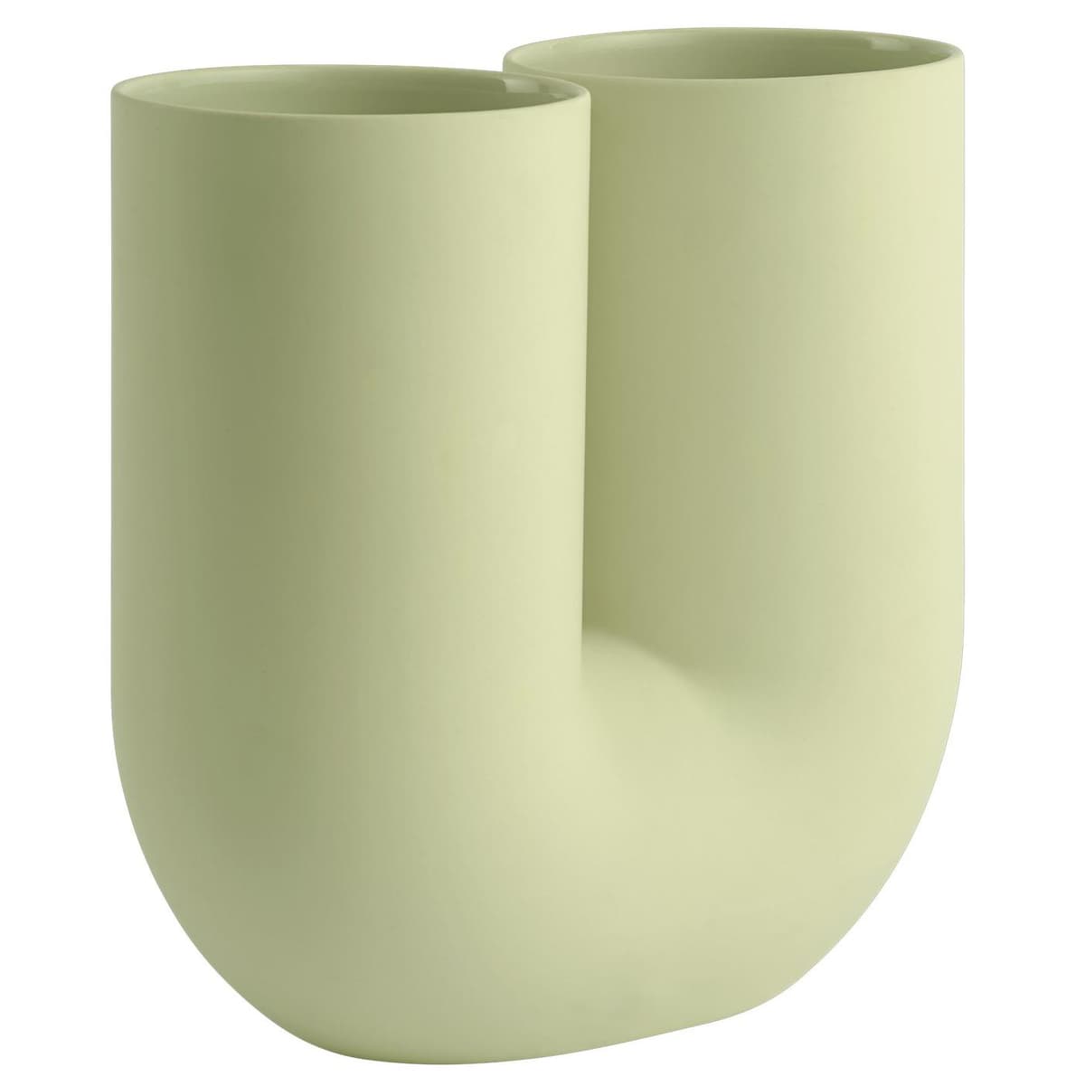 Muuto Kink Vaas U Vorm Light Green