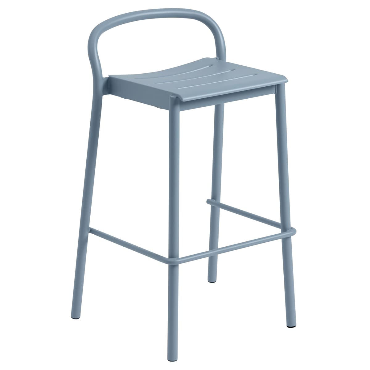 Muuto Linear Steel Barkruk 75 Pale Blue