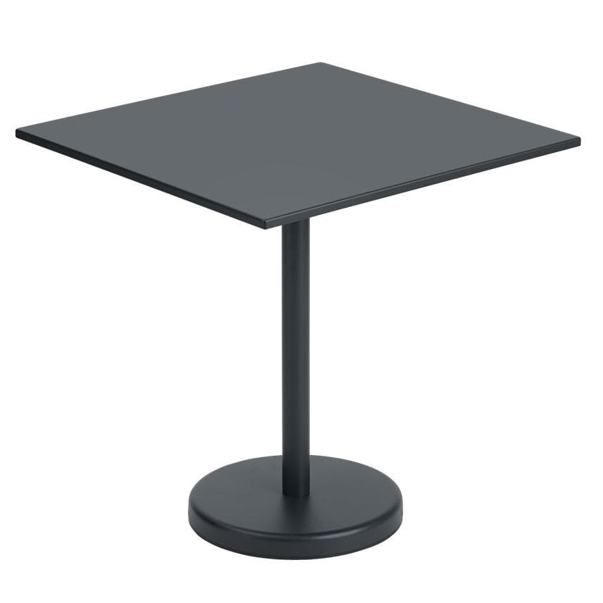 Muuto Linear Steel Tuintafel 70x70x73 Black
