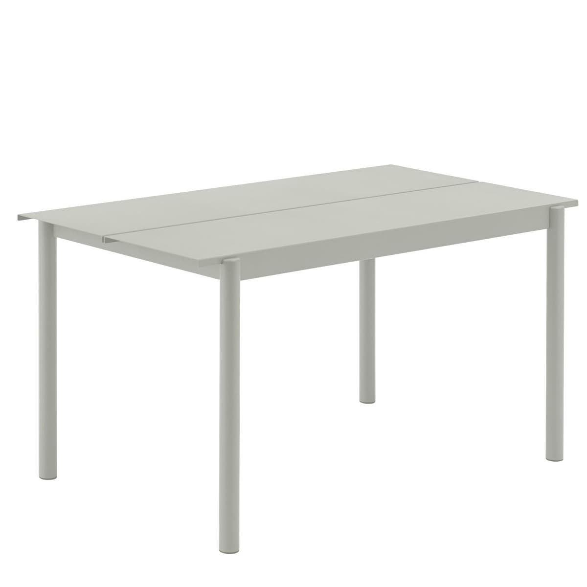 Muuto Linear Steel Tuintafel 140x75 Grey