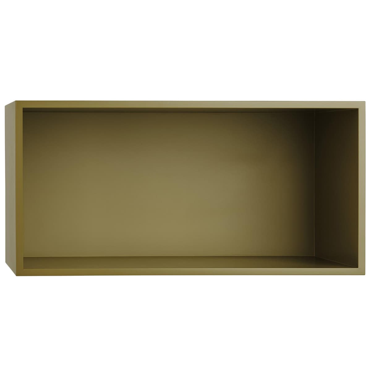 Muuto Mini Stacked 2.0 Kast Large Bruin/groen