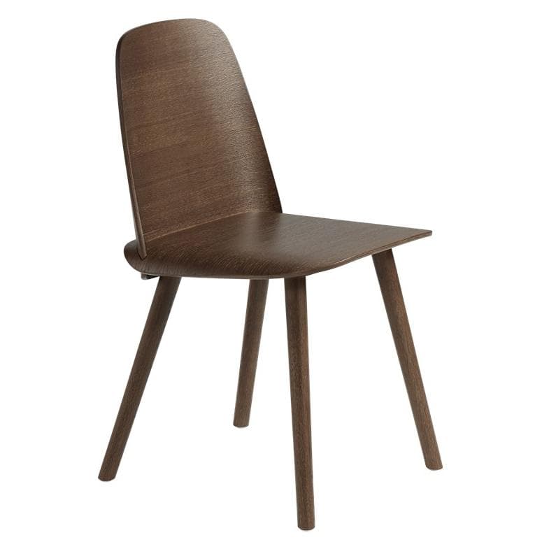 Muuto Nerd Stoel Stained Dark Brown