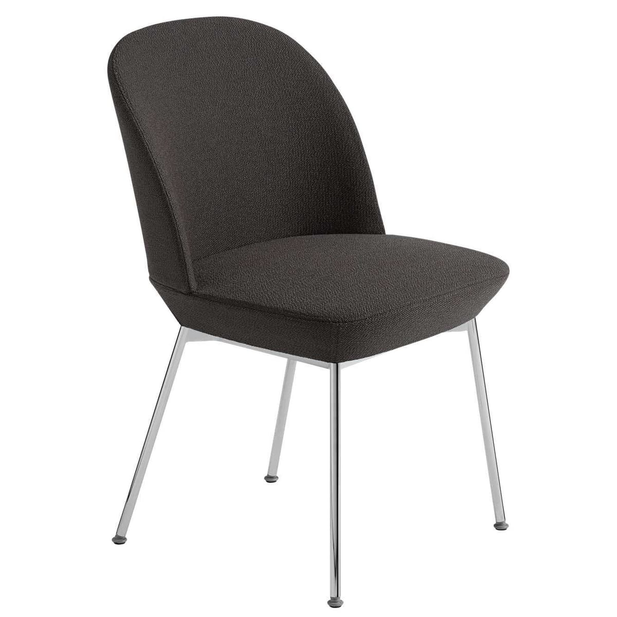 Muuto Oslo Side Stoel Chrome Ocean 50