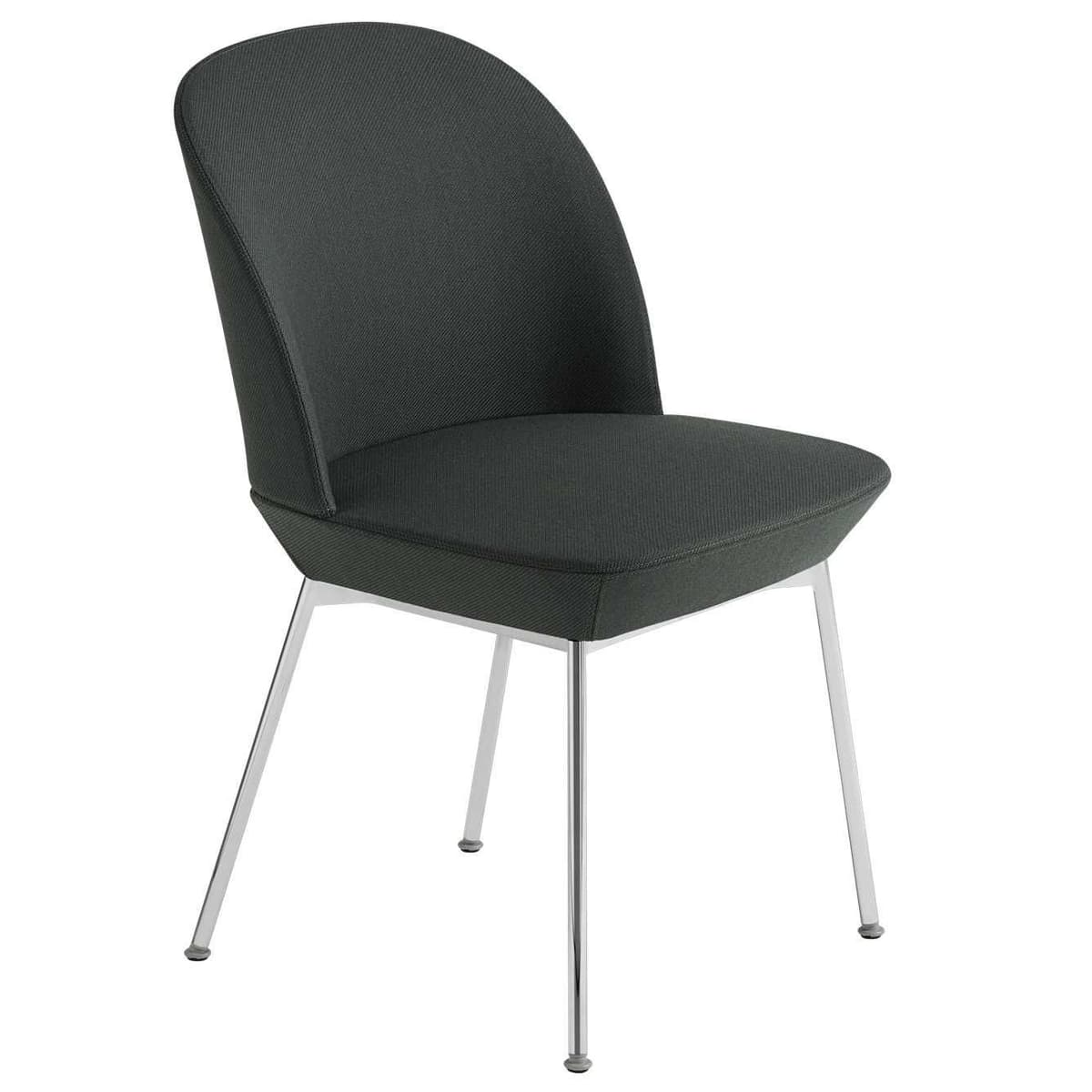 Muuto Oslo Side Stoel Chrome Twill Weave 990
