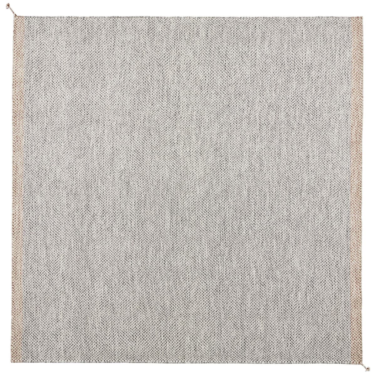 Muuto Ply Vloerkleed 240x240 Black/White