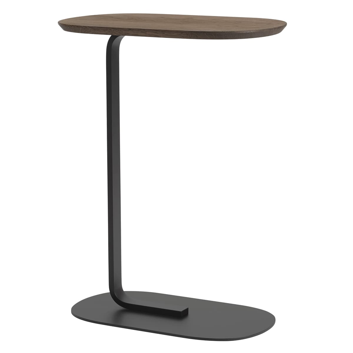 Muuto Relate Bijzettafel 73.5 Smoked Oak/Black