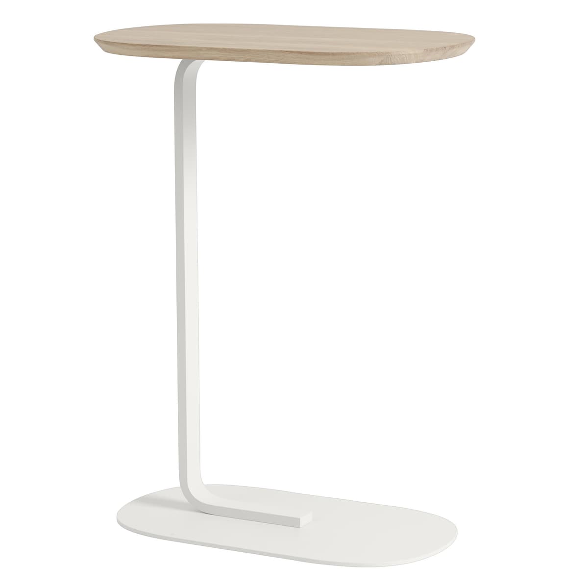 Muuto Relate Bijzettafel 73.5 Solid Oak/Off-white