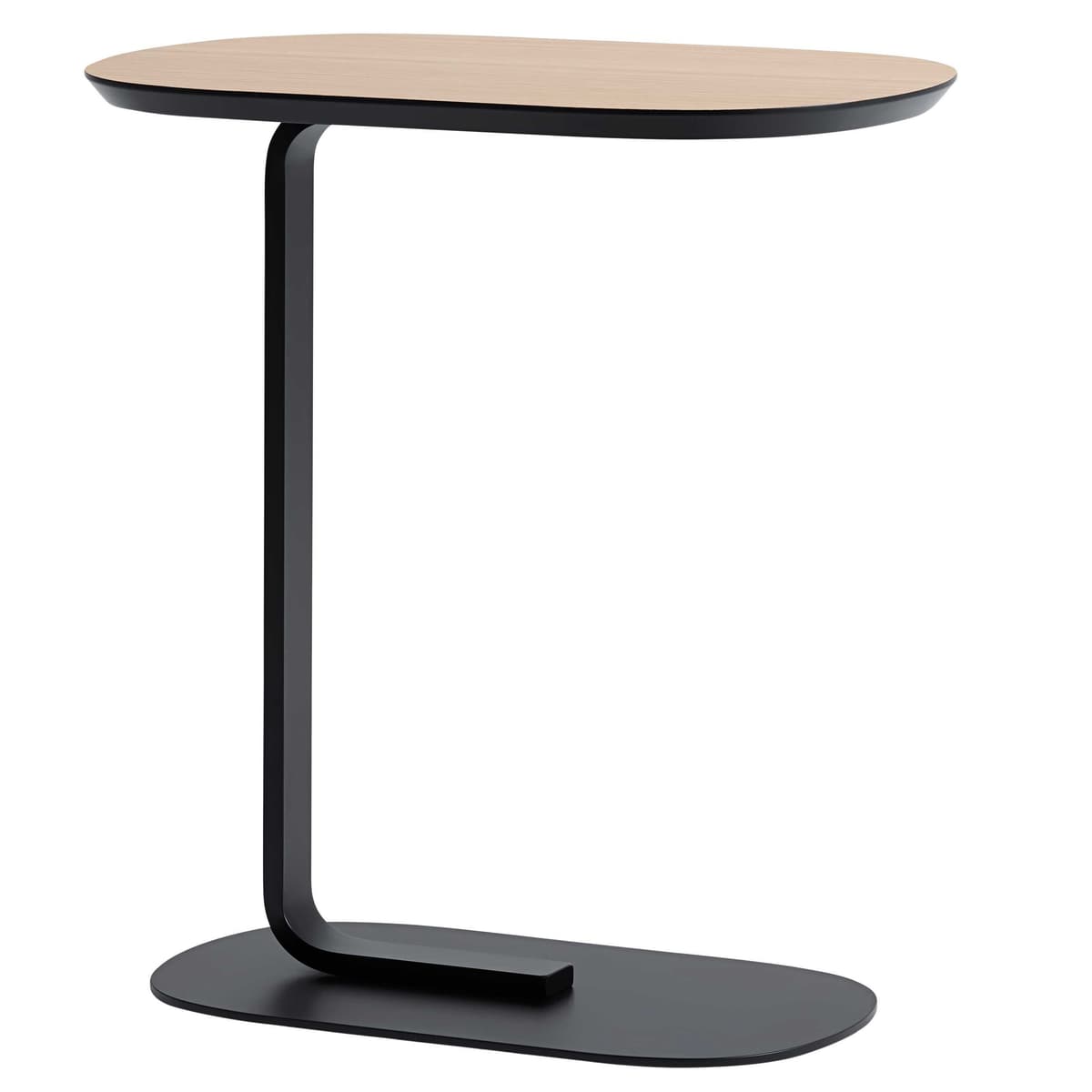 Muuto Relate Bijzettafel 60.5 Oak/Black