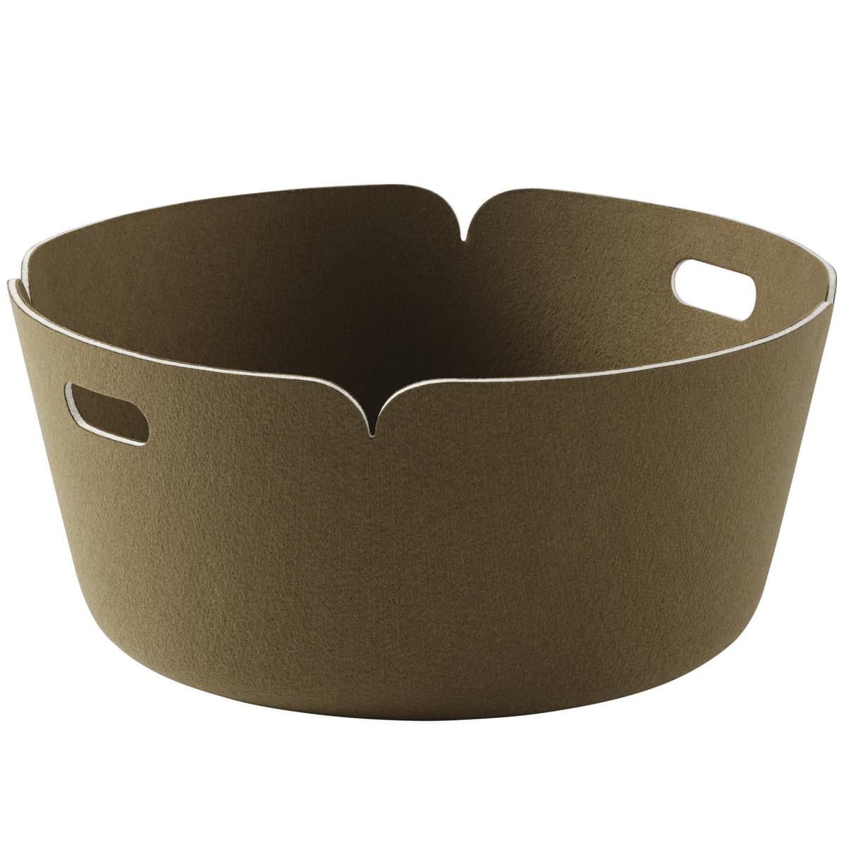 Muuto Restore Round Opbergmand Bruin Groen