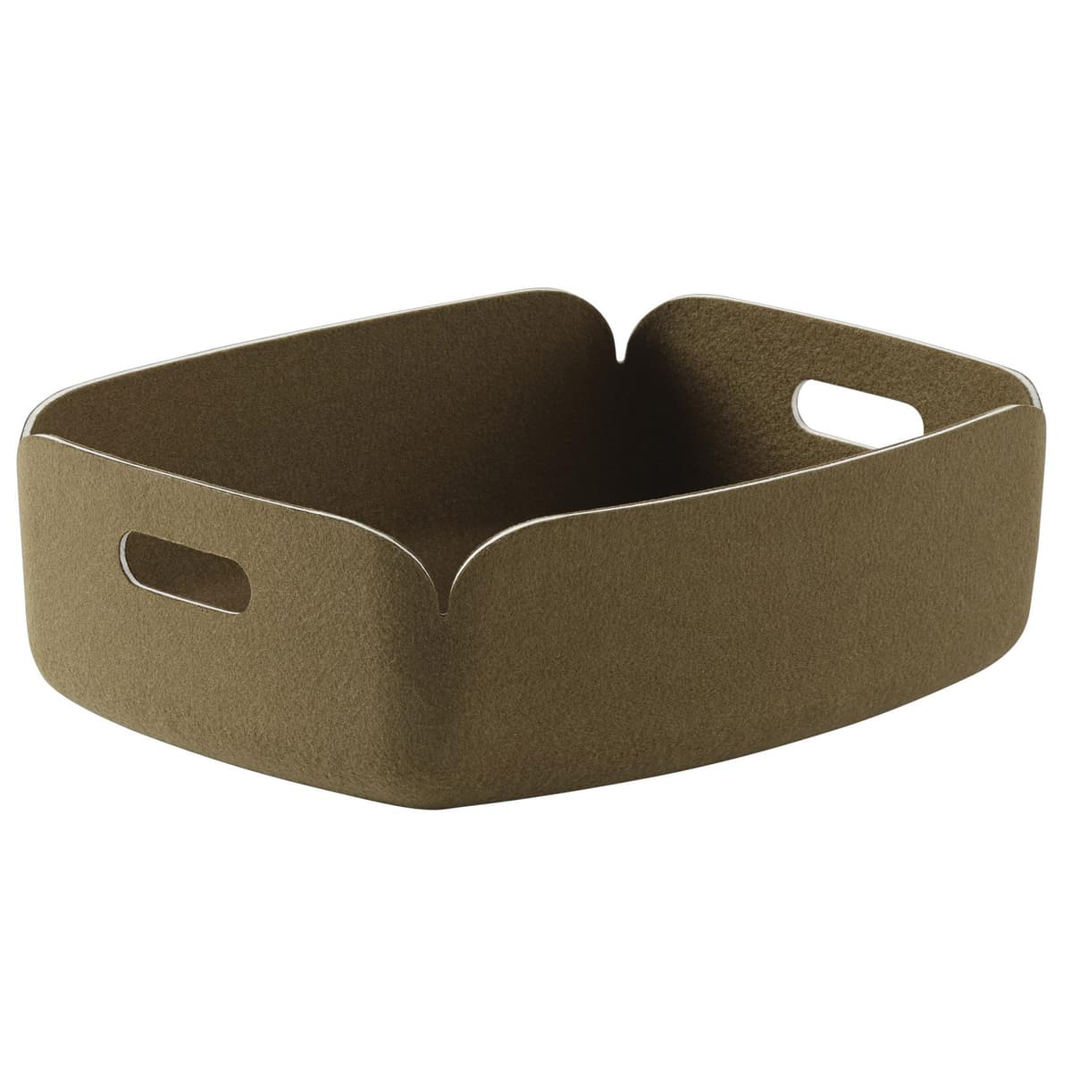 Muuto Restore Tray Opbergmand 32x12 Bruin Groen