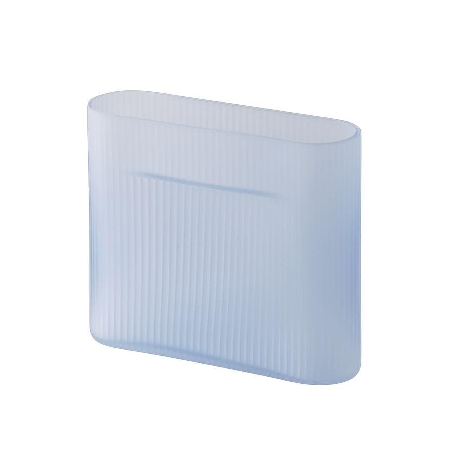 Muuto Ridge Frosted Vaas H17 Licht Blauw