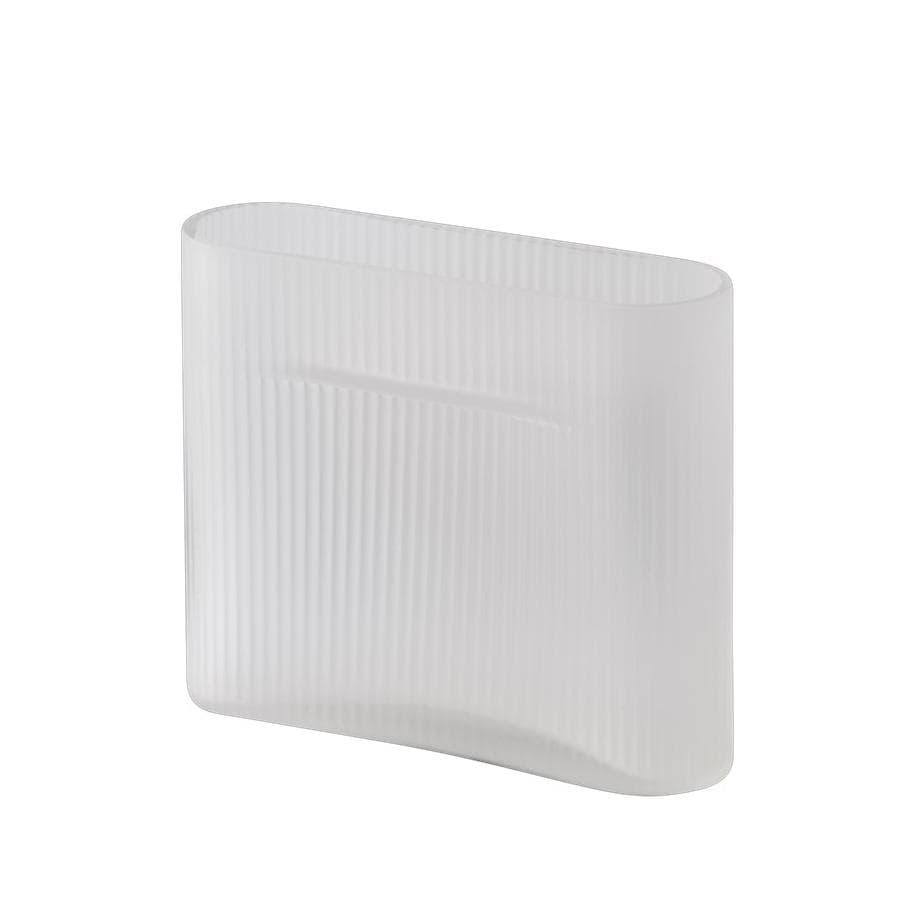 Muuto Ridge Frosted Vaas H17 Wit