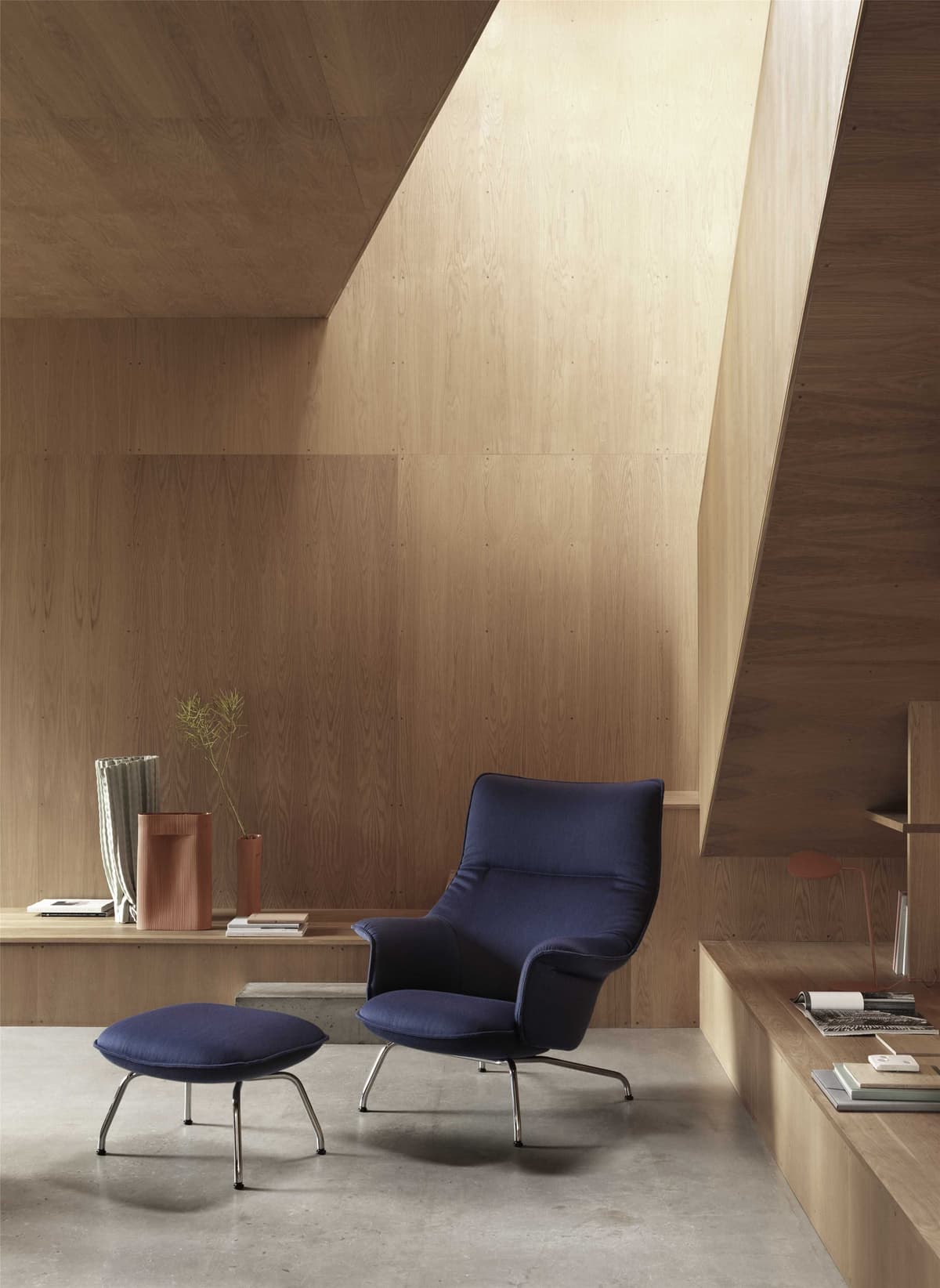 Muuto Doze Ottoman Refine Leder Cognac thumbnail 3