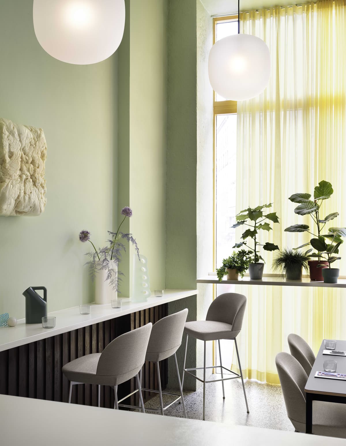 Muuto Oslo Barkruk 65cm Ocean 32/Chrome thumbnail 2