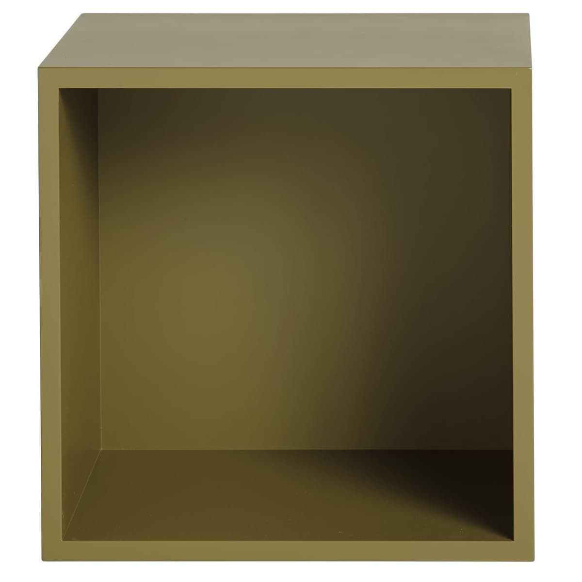 Muuto Stacked 2.0 Kast Met Backboard Medium Bruin/groen