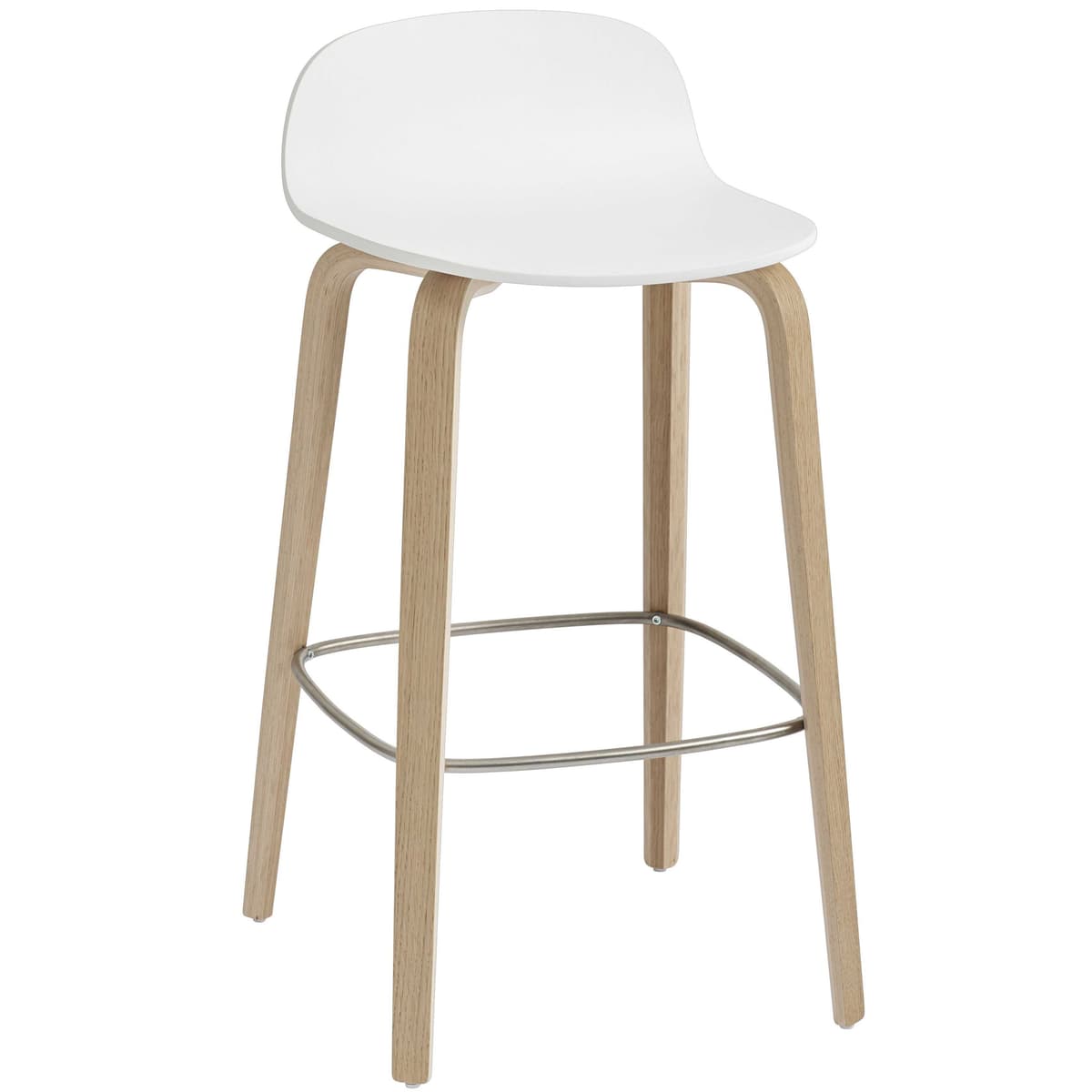 Muuto Visu Barkruk 65cm Wit Eiken