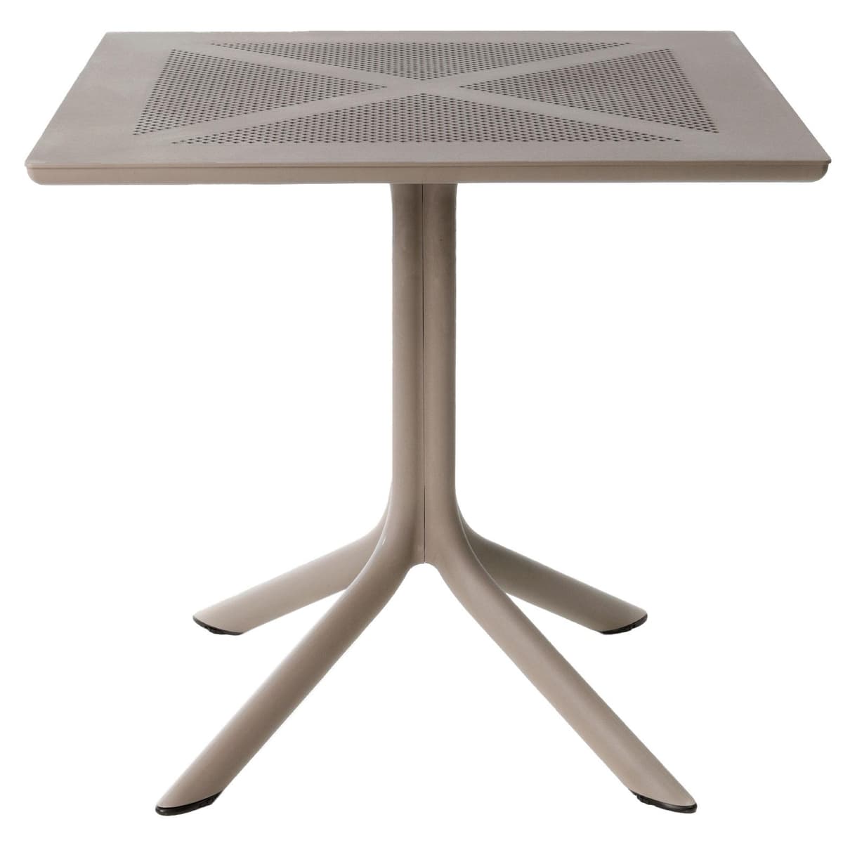 Nardi Clipx Tuintafel 70x70 Tortora