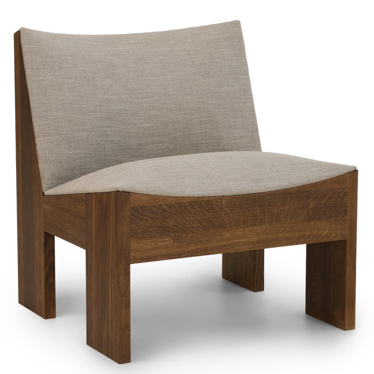 New Works Tenon Fauteuil Gerookt Eiken Romo Ruskin Nori