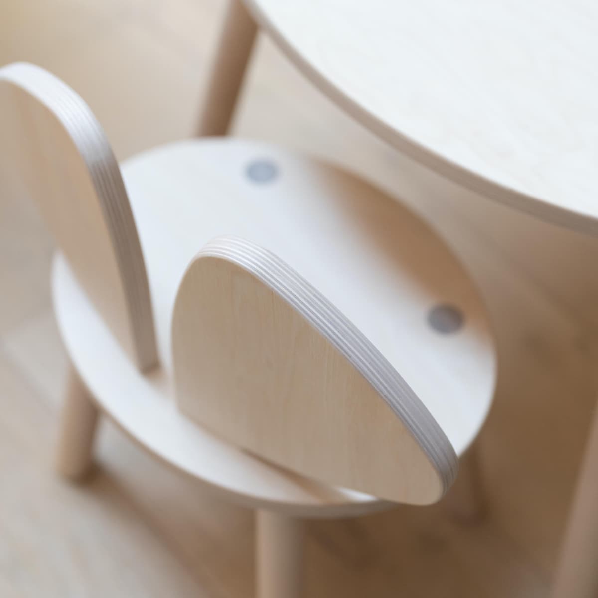 Nofred Mouse Kinderstoel + Kindertafel Set Beige thumbnail 2