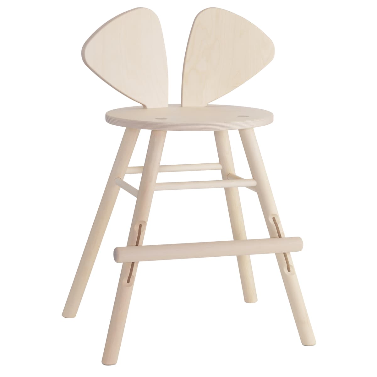 Nofred Mouse Tall Kinderstoel Berken