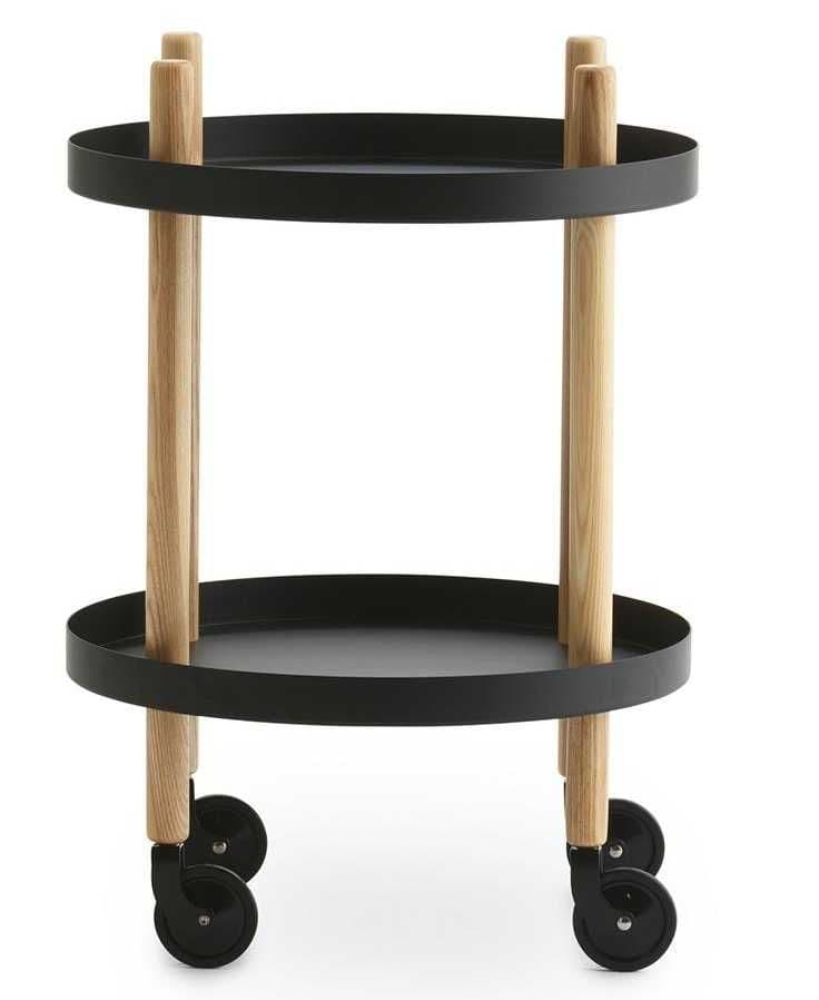 Normann Copenhagen Block Trolley 45 Zwart