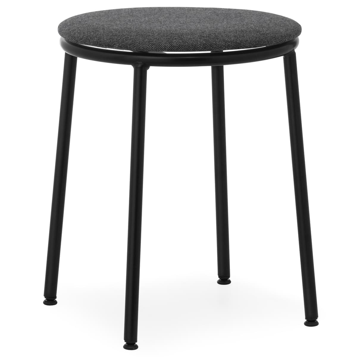 Normann Copenhagen Circa Kruk Gestoffeerd 45 Black
