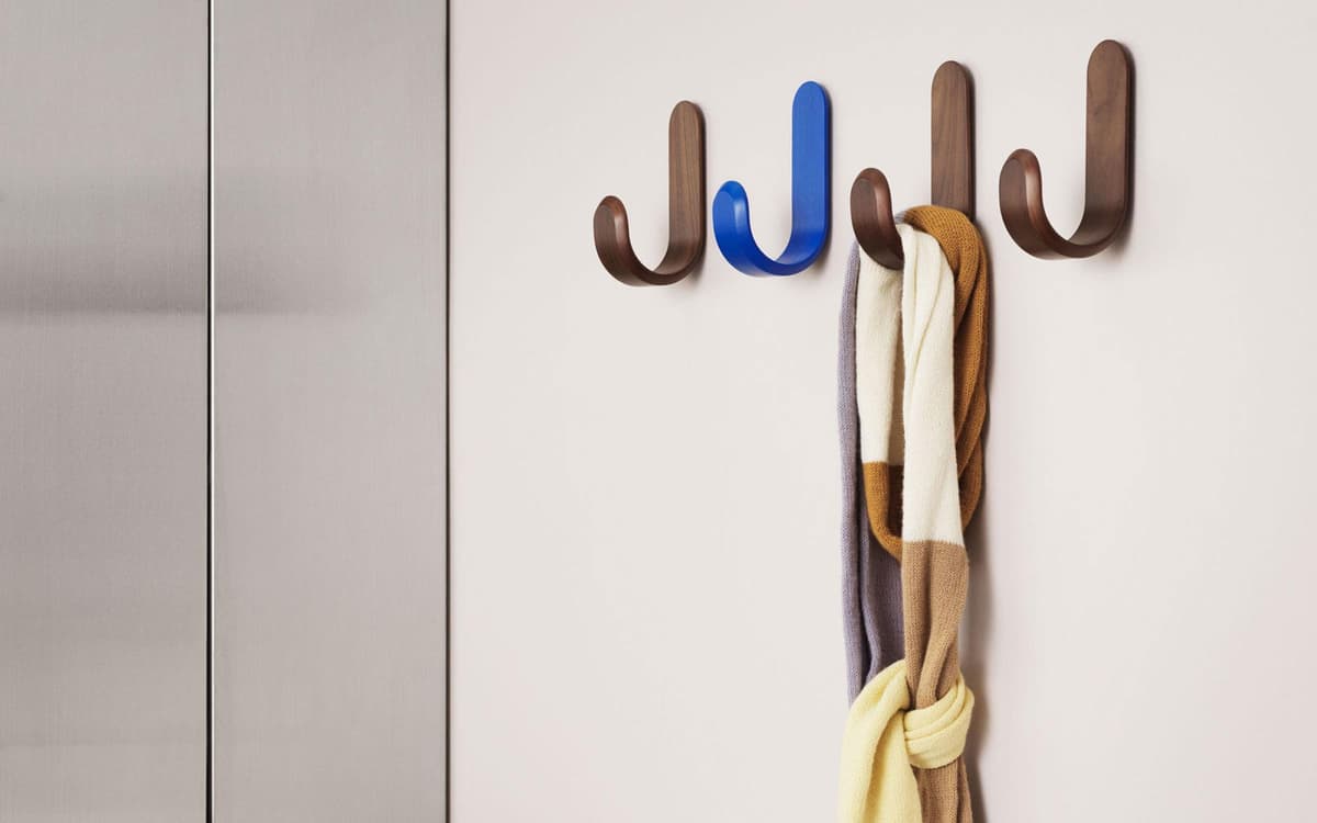 Normann Copenhagen Curve Hook Haak Walnut thumbnail 2