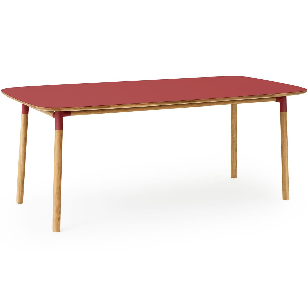 Normann Copenhagen Form Table Tafel Rood 200x95