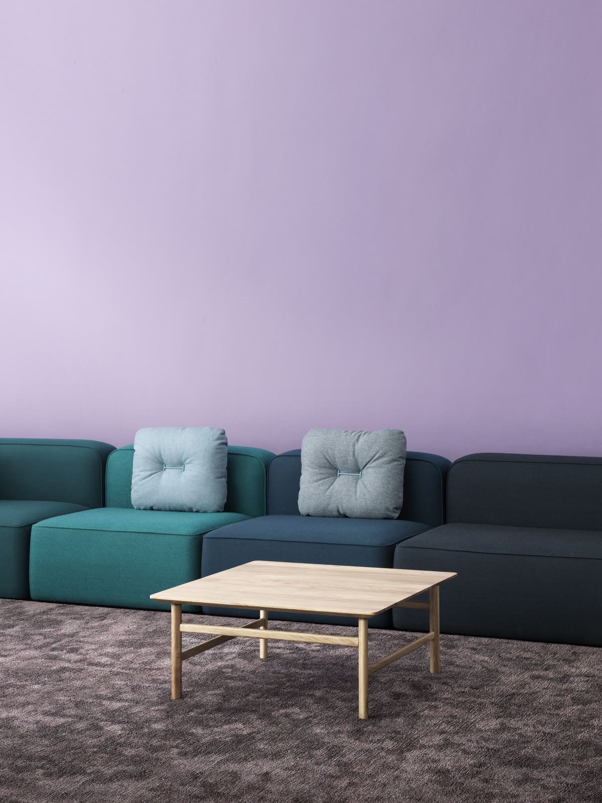 Normann Copenhagen Grow Salontafel 60x50 Gerookt Eiken thumbnail 3