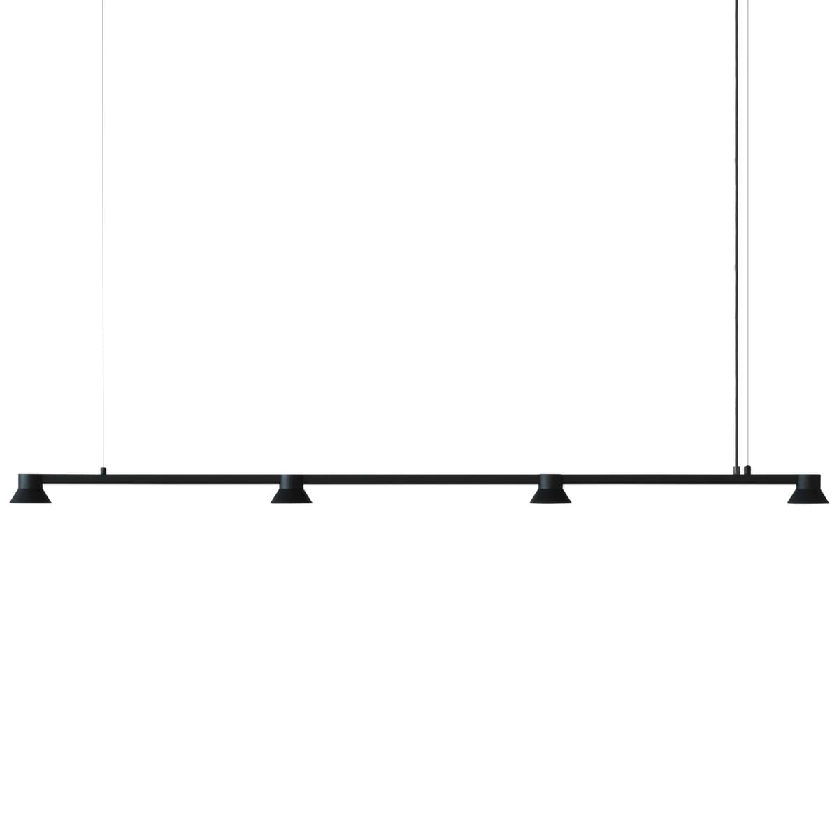 Normann Copenhagen Hat Linear Hanglamp Large Zwart
