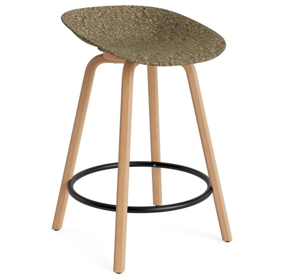 Normann Copenhagen Mat Barkruk 65 Cm Beuken Black/Seaweed