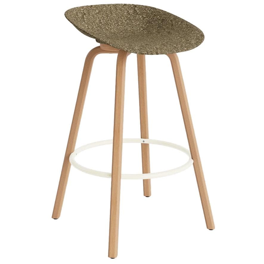 Normann Copenhagen Mat Barkruk 75 Cm Beuken Cream/Seaweed