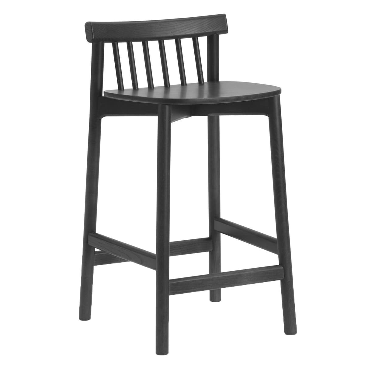 Normann Copenhagen Pind Barkruk 65 Zwart