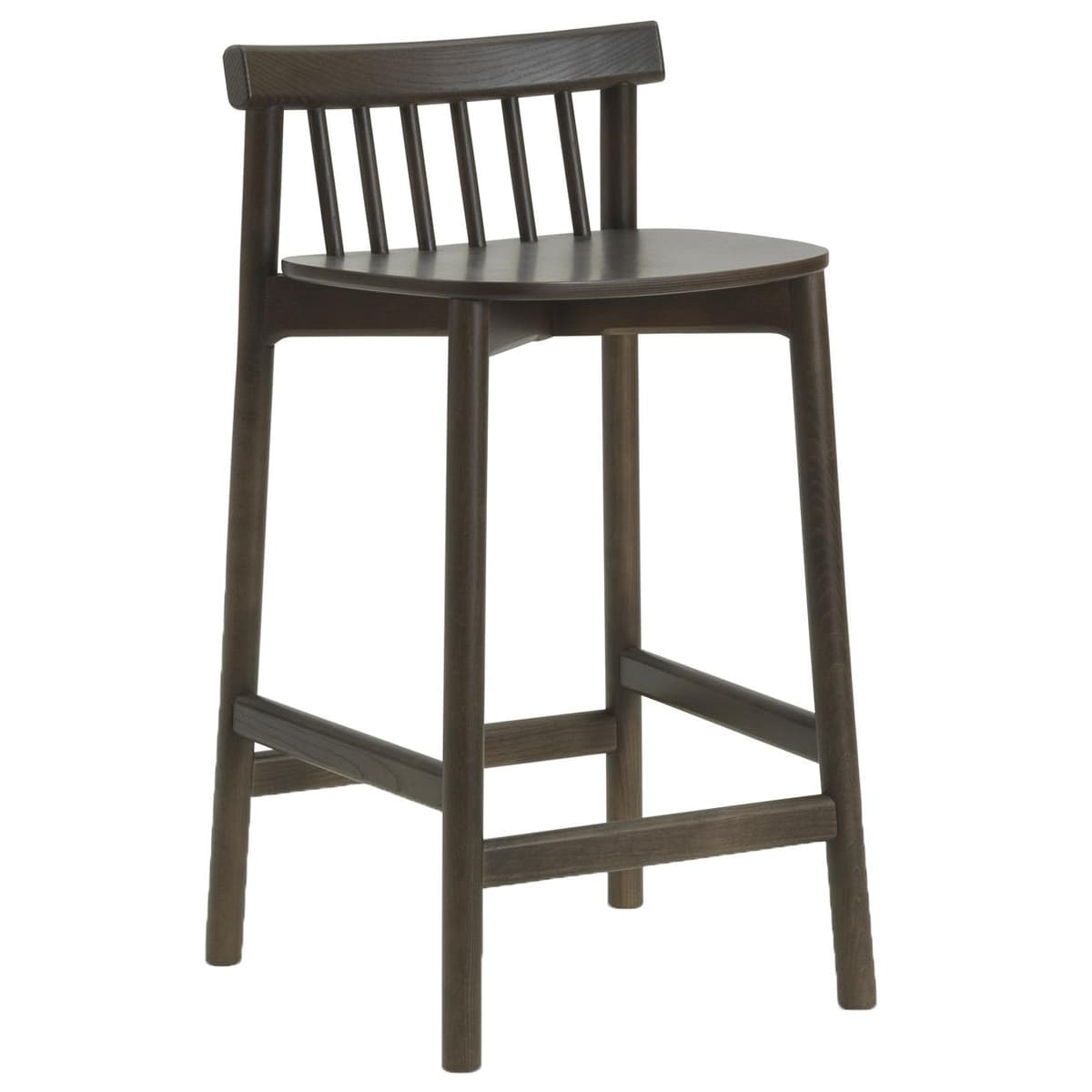 Normann Copenhagen Pind Barkruk 65 Bruin