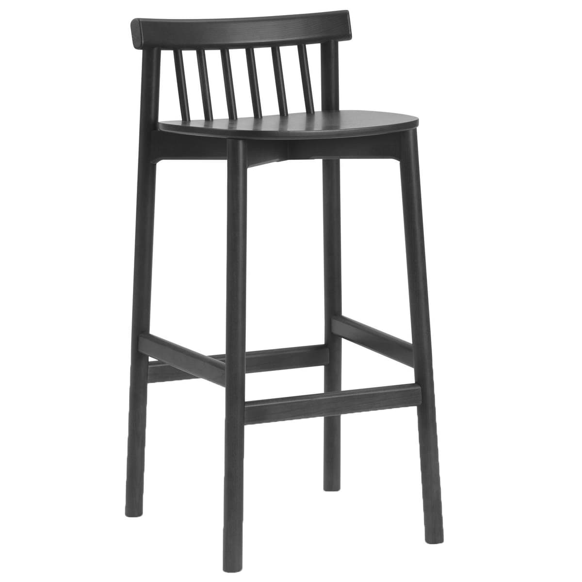 Normann Copenhagen Pind Barkruk 75 Zwart