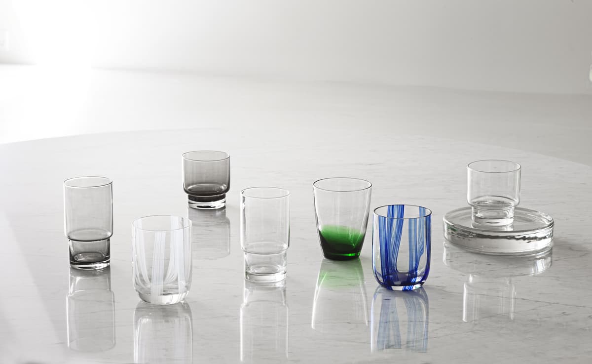 Normann Copenhagen Stripe Glas 39cl Blue Stripes thumbnail 4