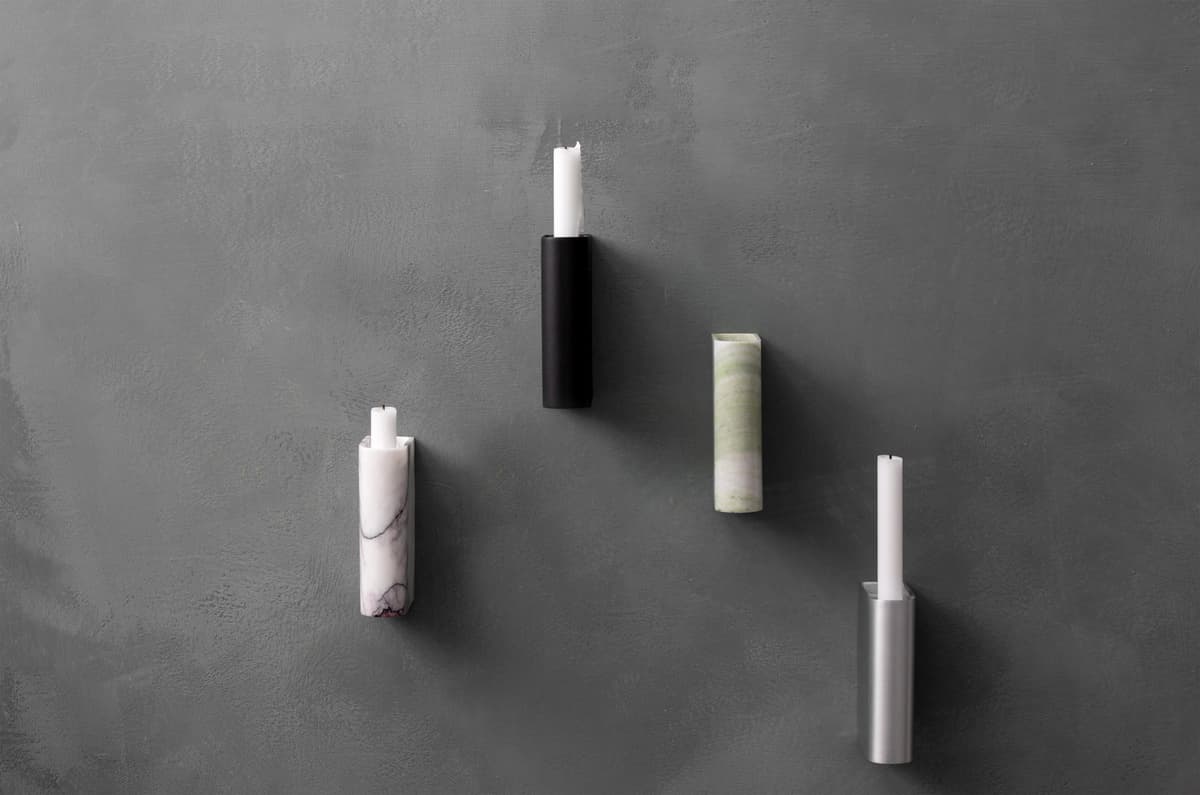 Northern Monolith Kandelaar Wand Wit Marmer thumbnail 3