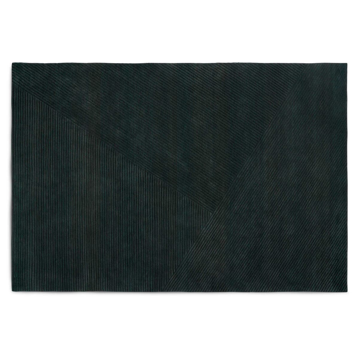 Northern Row Large Vloerkleed 200x300 Donkegroen