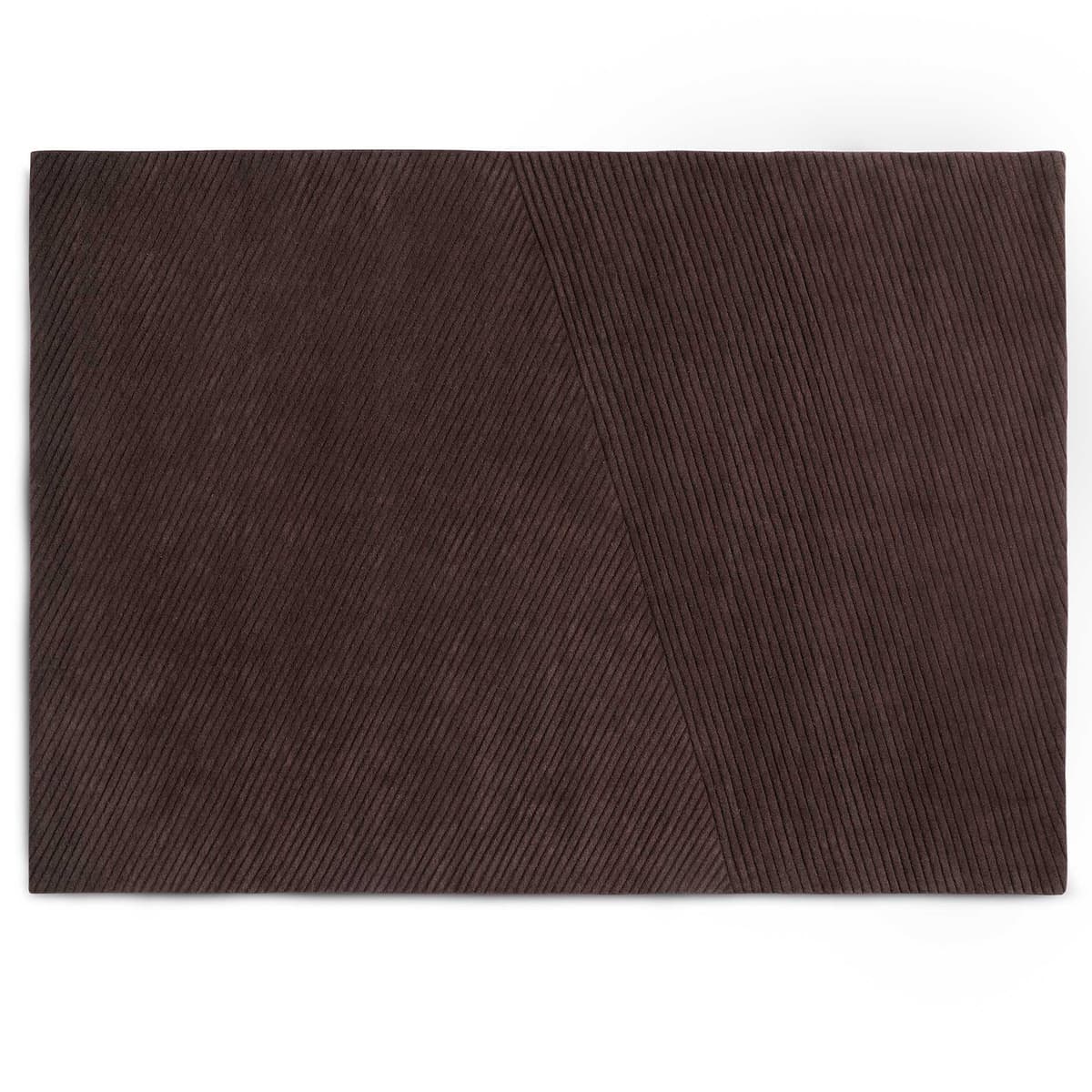 Northern Row Medium Vloerkleed 170x240 Donkerbruin