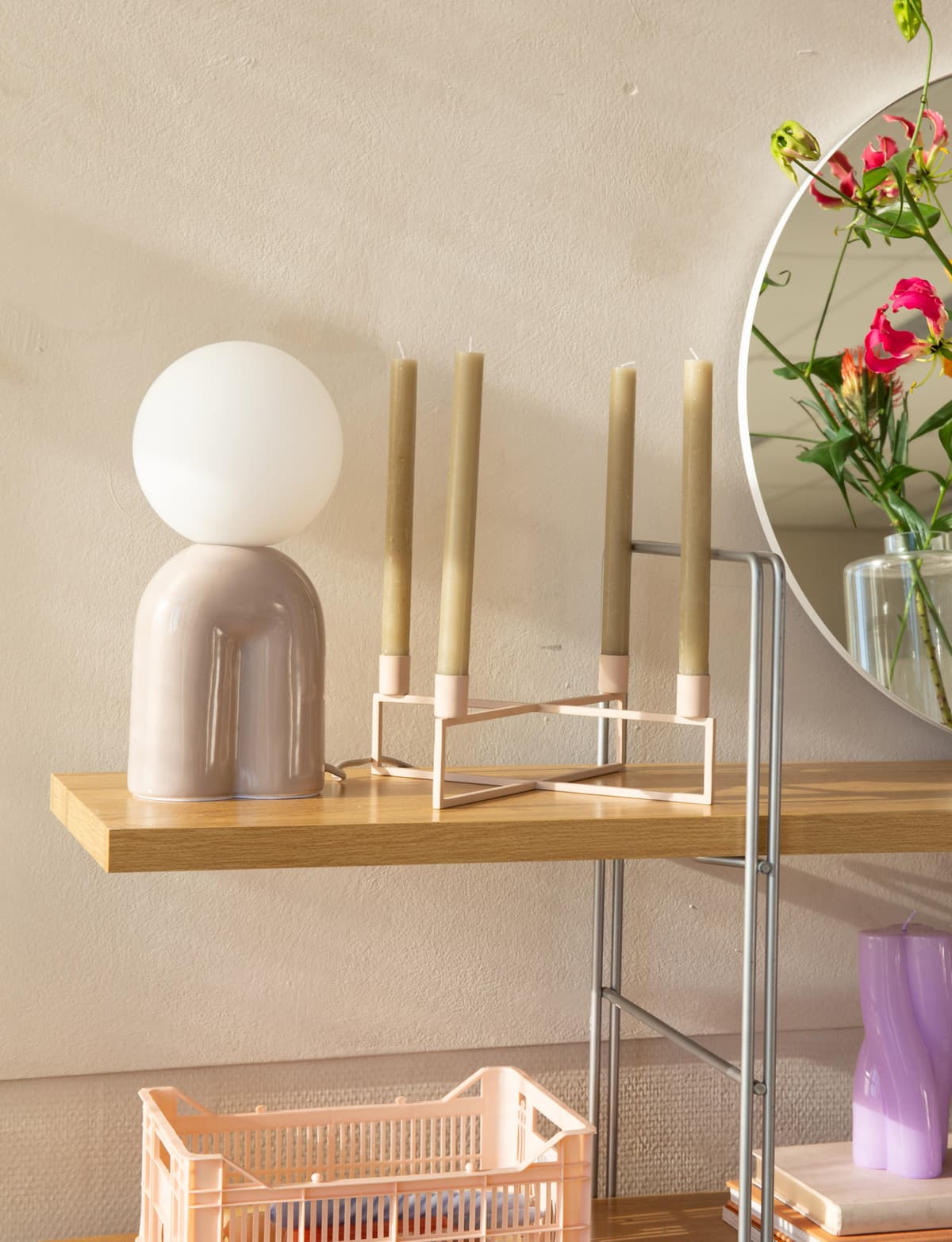 HANA 4flames Kandelaar Vierkant Ultra Marine Blue thumbnail 4