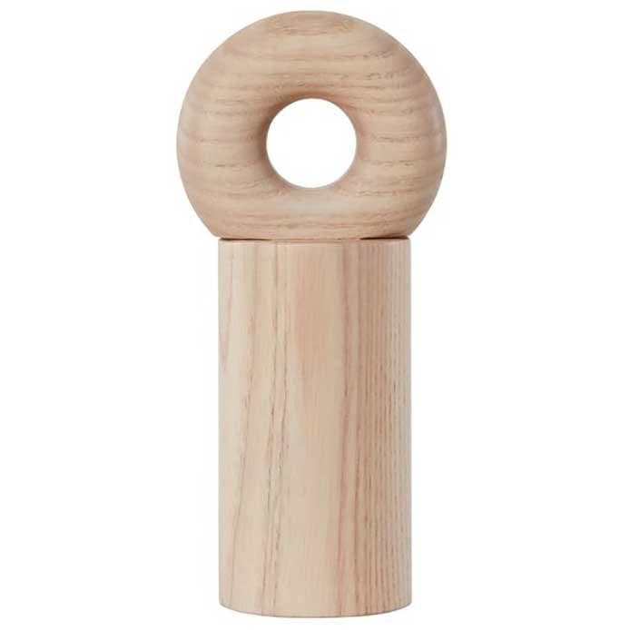 OYOY Hoop Peper- En Zoutmolen Naturel Essenhout