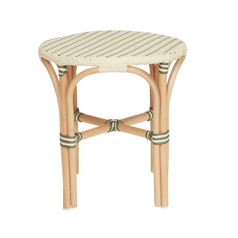 OYOY Momi Outdoor BijzettafelØ40 Vanilla Olive