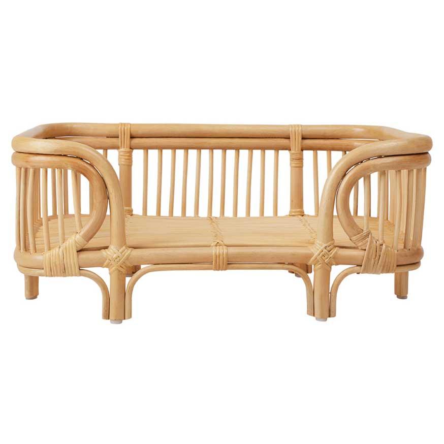 OYOY Otto Hondenmand Medium Rattan