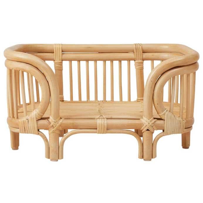 OYOY Otto Hondenmand Small Rattan
