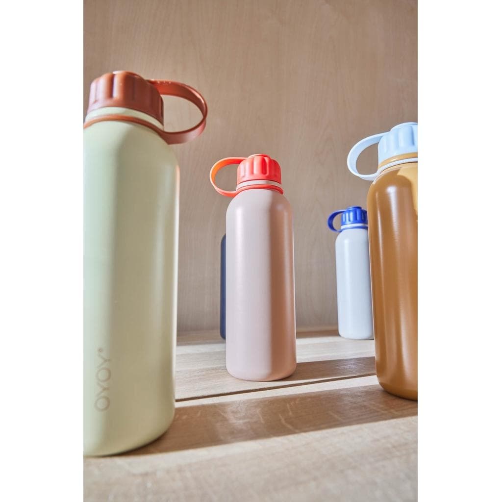 OYOY Pullo Travel Cup Thermosfles Caramel/Ice Blue thumbnail 4