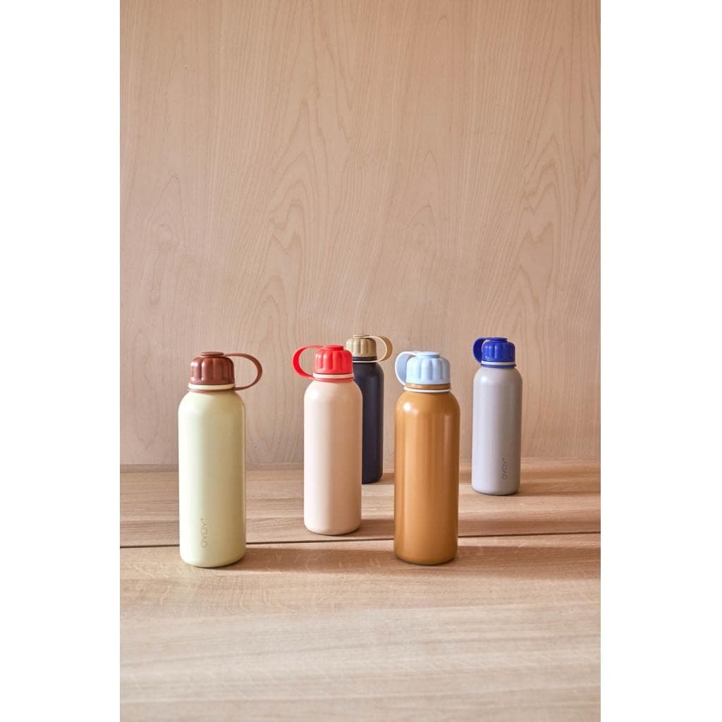 OYOY Pullo Travel Cup Thermosfles Caramel/Ice Blue thumbnail 2