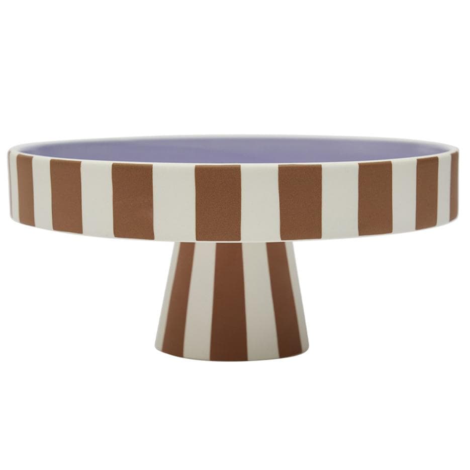 OYOY Toppu Schaal Op VoetØ20 Caramel/Lavender