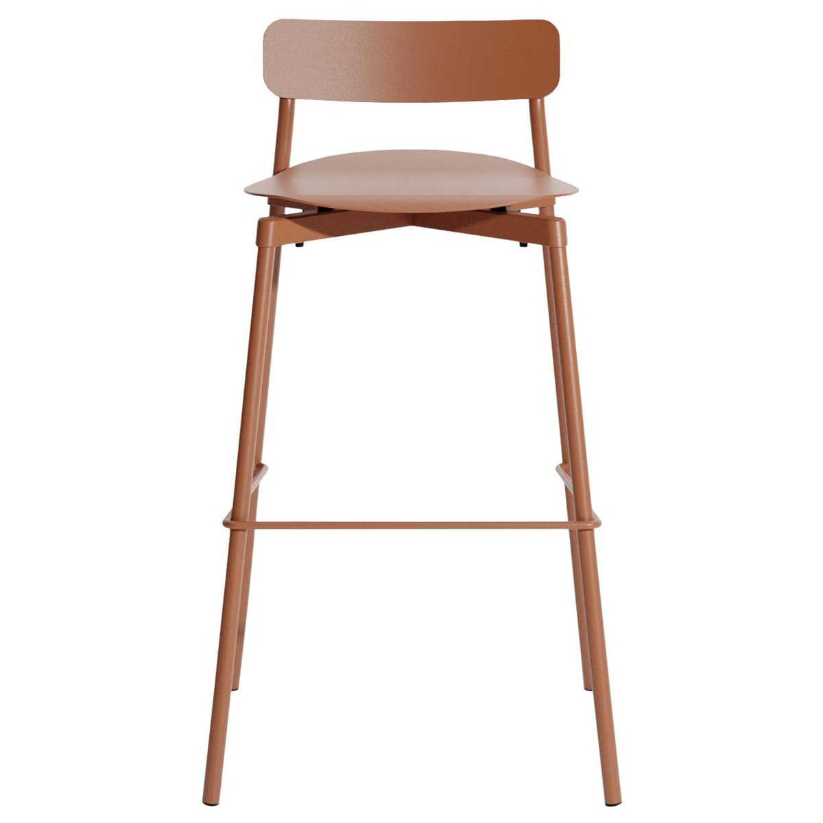 Petite Friture Fromme Barkruk H75 Terracotta