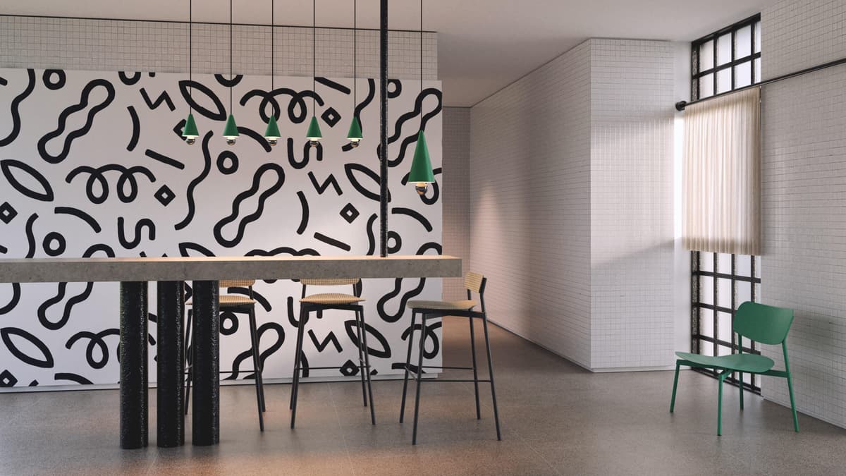 Petite Friture Fromme Barkruk H75 Grey Blue thumbnail 3